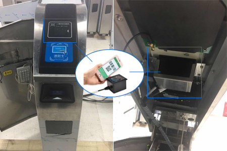 新大陸NLS-FM25-EX二維碼掃描模塊嵌入智能閘機，實現(xiàn)智慧景區(qū)票務